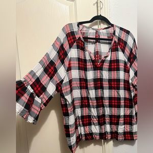Women’s Plaid Top